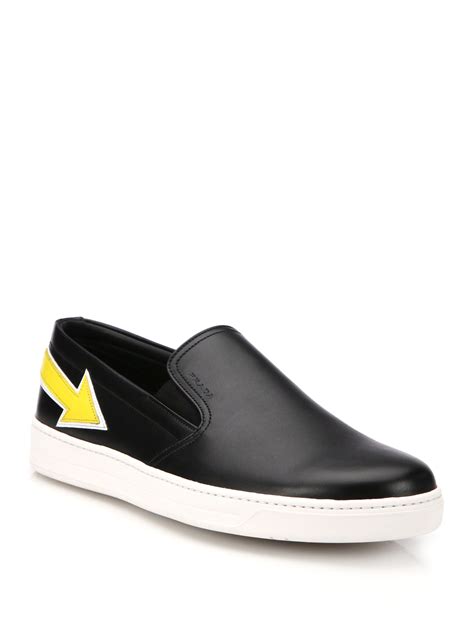 prada sneaker slip on|Prada slip on sneakers sale.